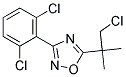 5-(2-CHLORO-1,1-DIMETHYLETHYL)-3-(2,6-DICHLOROPHENYL)-1,2,4-OXADIAZOLE, TECH 结构式