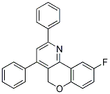 6-FLUORO-1,3-DIPHENYL-10H-9-OXA-4-AZA-PHENANTHRENE 结构式