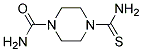 4-THIOCARBAMOYL-PIPERAZINE-1-CARBOXYLIC ACID AMIDE 结构式