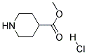 PIPERIDINE-4-CARBOXYLIC ACID METHYL ESTERHYDROCHLORIDE 结构式