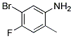 5-BROMO-4-FLUORO-2-METHYLANILIN 结构式