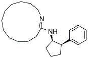 CIS-N-(2-PHENYLCYCLOPENTYL)-AZACYCLOTRIDEC-1-EN-2-AMINE 结构式