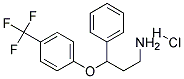 3-PHENYL-3-[4-(TRIFLUOROMETHYL)PHENOXY]PROPAN-1-AMINE HYDROCHLORIDE 结构式