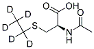 N-ACETYL-S-ETHYL-D5-L-CYSTEINE 结构式