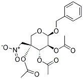 BENZYL 2,3,4-TRI-O-ACETYL-4-NITROMETHYL-B-D-ARABINOPYRANOSIDE 结构式