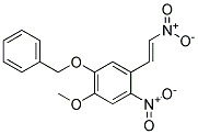 4-METHOXY-5-BENZYLOXY-2,B-DINITROSTYRENE 结构式