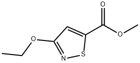 METHYL-3-ETHOXYISOTHIAZOLE-5-CARBOXYLATE 结构式