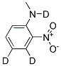 N-METHYL-2-NITROANILINE-D3 结构式