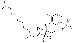 A-TOCOPHEROL-D6 结构式