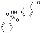N-(3-FORMYLPHENYL)BENZENESULPHONAMIDE 结构式