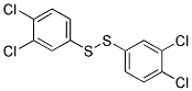 DI(3,4-DICHLOROPHENYL) DISULPHIDE 结构式