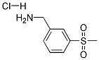 3-(METHYLSULPHONYL)BENZYLAMINE HYDROCHLORIDE 结构式