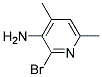 3-AMINO-2-BROMO-4,6-DIMETHYLPYRIDIN 结构式