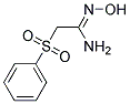 (Benzenesulphonyl)acetamide oxim 结构式