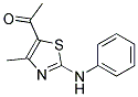 5-Acetyl-4-methyl-2-(phenylamino)thiazol 结构式