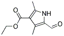Ethyl 3,5-dimethyl-2-formylpyrrole-4-carboxylat 结构式