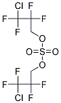 BIS(3-CHLORO-2,2,3,3-TETRAFLUOROPROPYL)SULPHAT 结构式