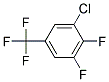 3-CHLORO-4,5-DIFLUOROBENZOTRIFLUORID 结构式