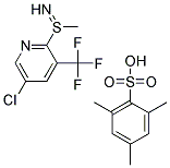 5-CHLORO-2-(METHYLSULPHINOIMIDOYL)-3-(TRIFLUOROMETHYL)PYRIDINE 2,4,6-TRIMETHYLBENZENESULPHONATE 结构式