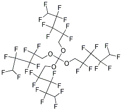 TETRAKIS(2,2,3,3,4,4,5,5-OCTAFLUOROPENTYL)ORTHOCARBONAT 结构式