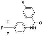 N-[4-(TRIFLUOROMETHYL)PHENYL]-4-FLUOROBENZAMID 结构式