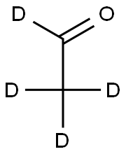 ACETALDEHYDE(D4,99%) 结构式
