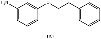 3-(苯乙基氧基)苯胺盐酸盐 结构式