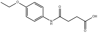 4-[(4-乙氧苯基)氨基]-4-氧代-丁酸 结构式