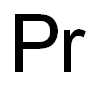 PRASEODYMIUM FOIL, 0.1MM (0.004IN) THICK, 99.9% (REO) 结构式