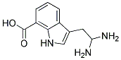 DL-7-AZATRYPTOPHAN (DRY ICE) 结构式