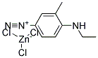 4-(ETHYLAMINO)-M-TOLUENEDIAZONIUM TRICHLOROZINCATE 结构式