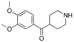 4-(3,4-Dimethoxybenzoyl)piperidine  结构式