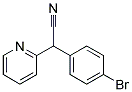 alpha-(P-BROMOPHENYL)-2-PYRIDYLACETONITRILE  结构式