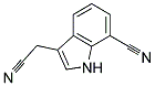 7-Cyanoindole-3-acetonitrile 结构式