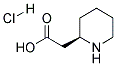 (R)-2-Piperidineacetic acid hydrochloride 结构式