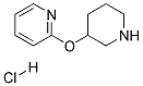 2-(Piperidin-3-yloxy)pyridine hydrochloride 结构式