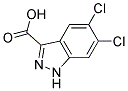 5,6-Dichloroindazole-3-carboxylic acid 结构式