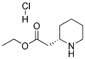 (S)-2-Piperidineacetic acid ethyl ester hydrochloride 结构式