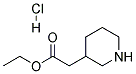 Ethyl 3-piperidineacetate hydrochloride 结构式