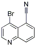 4-Bromo-5-cyanoquinoline 结构式