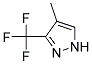 4-METHYL-3-(TRIFLUOROMETHYL)-1H-PYRAZOLE 结构式