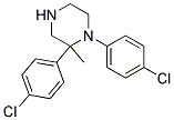 N-Di(4-Chlorophenyl)Methyl-Piperazine 结构式