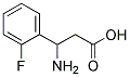 3-(2-Fluorophenyl)-3-Amino-Propionic Acid 结构式