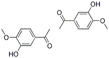 3'-Hydroxy-4'-Methpxyacetophenone 4'-Methoxy-3'-Hydroxyacetophenone 结构式