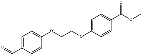 Methyl 4-[2-(4-formylphenoxy)ethoxy]benzoate 结构式
