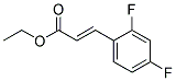 Ethyl 2,4-difluorocinnamate 结构式