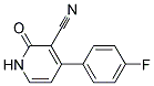 4-(4-Fluorophenyl)-2-oxo-1,2-dihydropyridine-3-carbonitrile 结构式