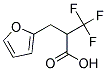 3-Fur-2-yl-2-(trifluoromethyl)propionic acid 结构式