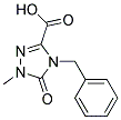 4-Benzyl-4,5-dihydro-1-methyl-5-oxo-1H-1,2,4-triazole-3-carboxylic acid 结构式