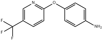 [4-[[5-(三氟甲基)-2-吡啶基]氧基]苯基]胺 结构式